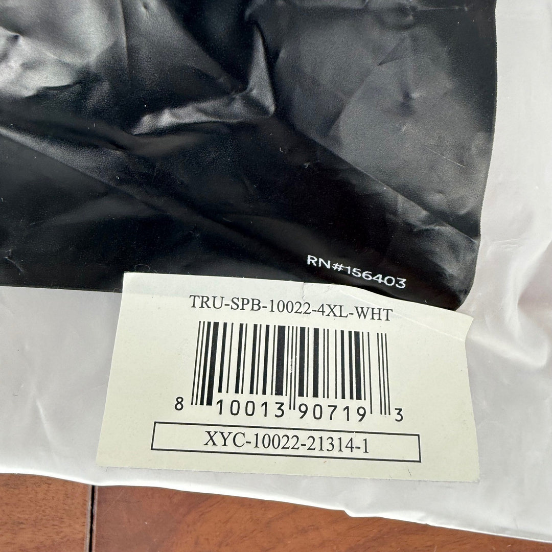 Truekind Daily Comfort Wirefree Shaper Bra White 4XL NWT