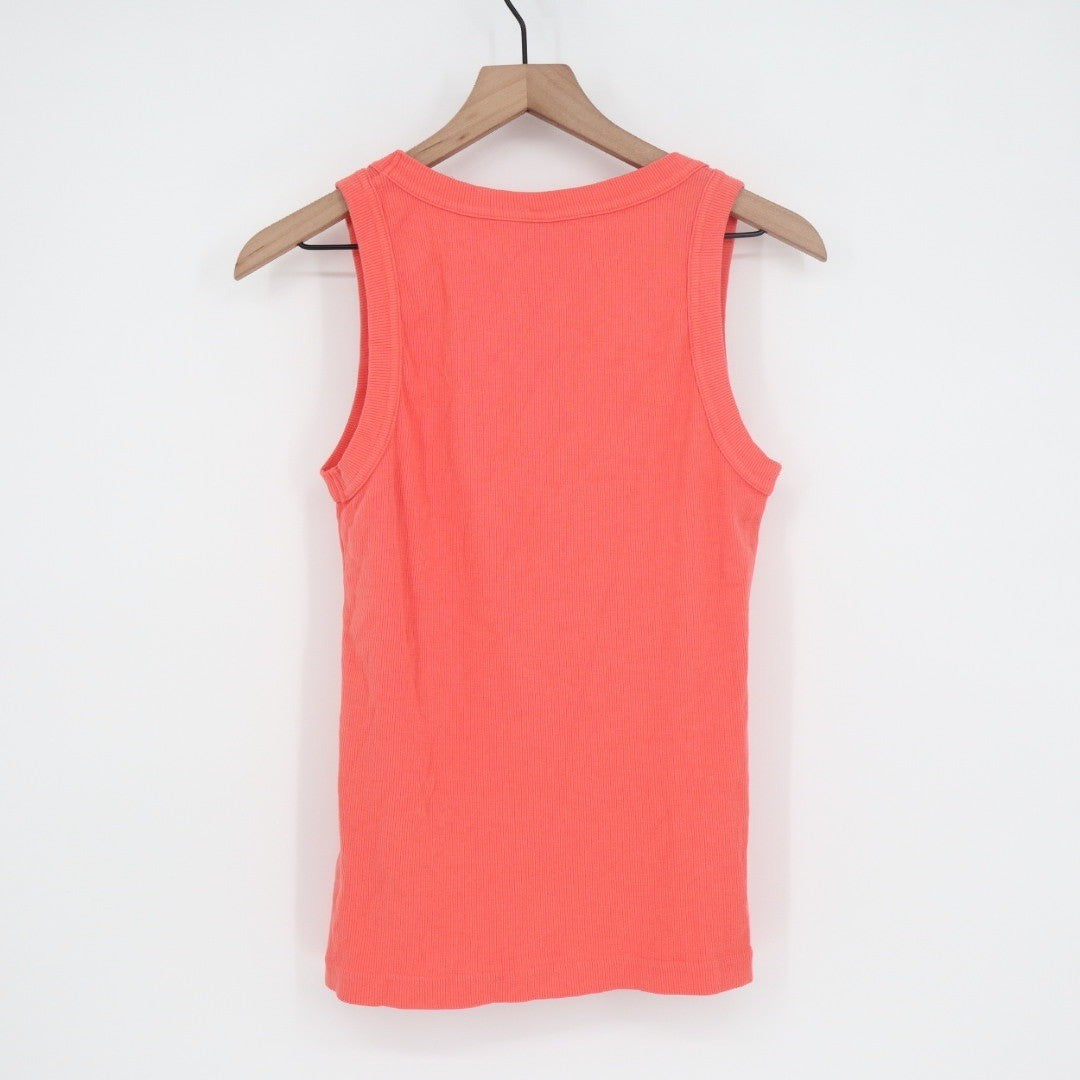 American Giant Ribbed Tank Top Racerback Size L Made in USA