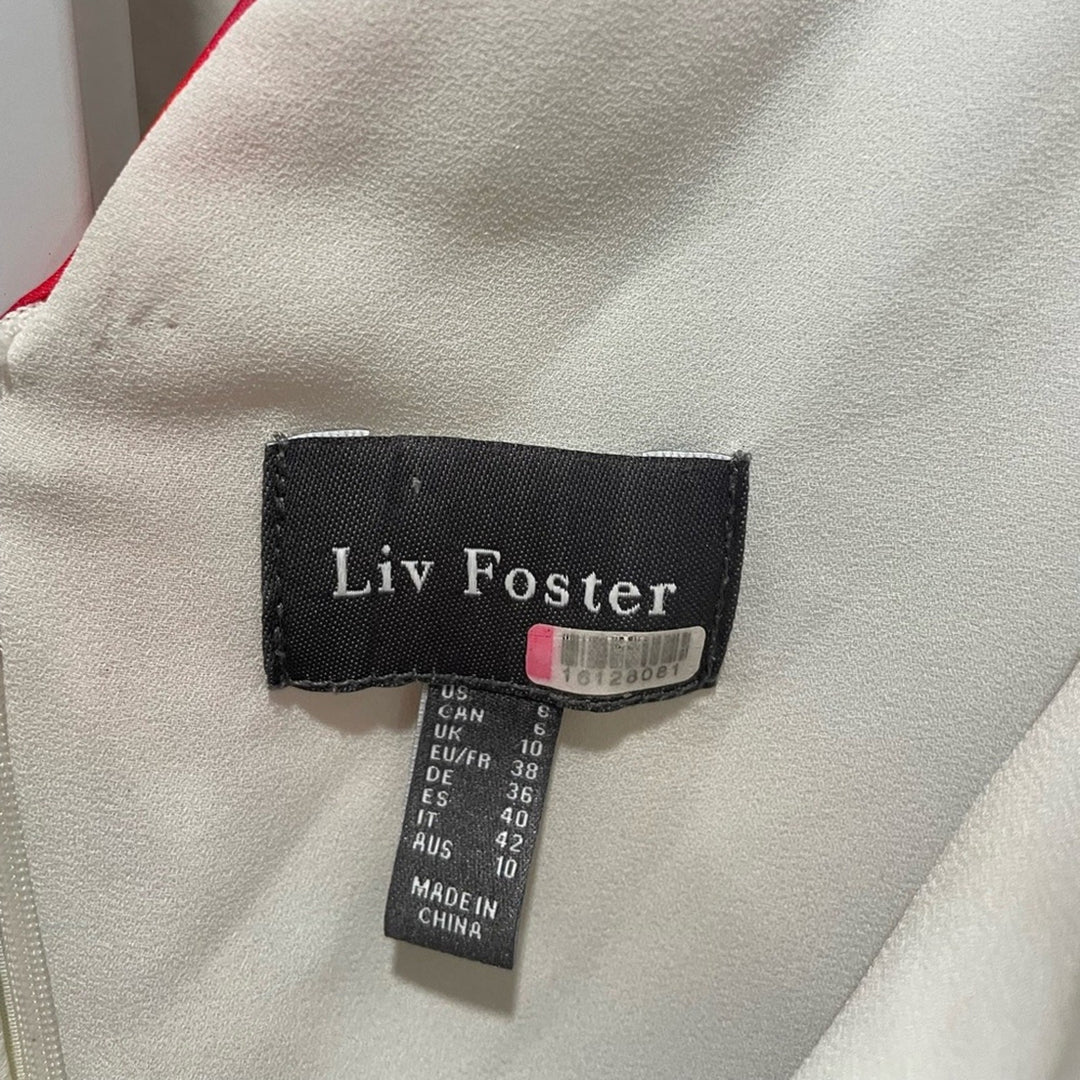 Liv Foster Floral Tie Dye Gown Size 6