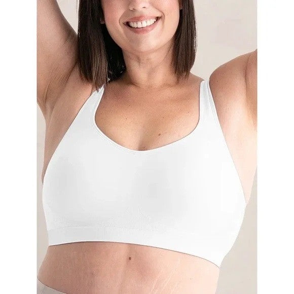Truekind Daily Comfort Wirefree Shaper Bra White 4XL NWT