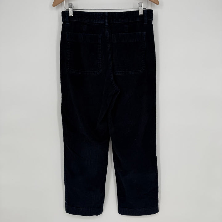 Everlane Pants Womens 2 Black Corduroy Cotton Stretch Straight Leg Outdoor