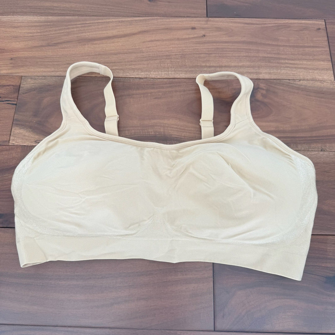 Truekind Wireless Shaping Bra 2XL Chai Everyday Comfort Straps