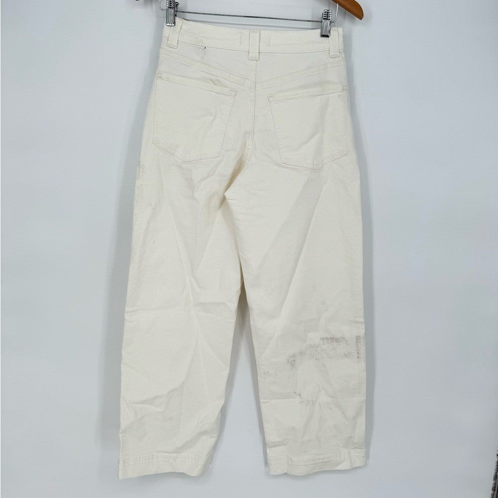 Madewell The Perfect Vintage Wide-Leg Crop Jeans Size 26