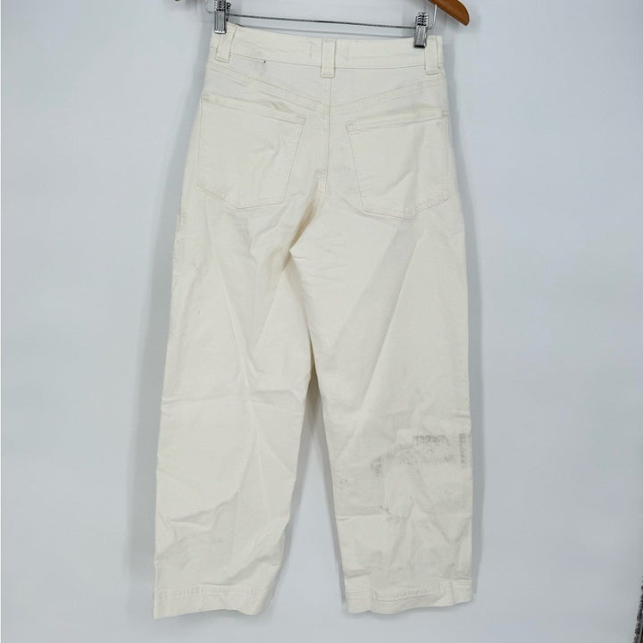 Madewell The Perfect Vintage Wide-Leg Crop Jeans Size 26