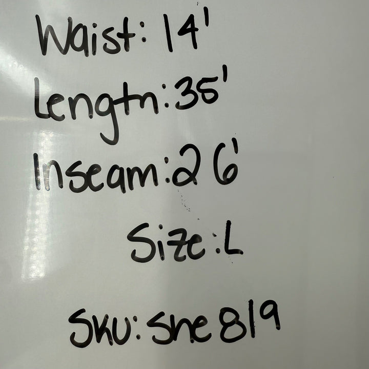 SPANX Faux Leather Velvet Leggings Black High Waisted Athleisure Size L