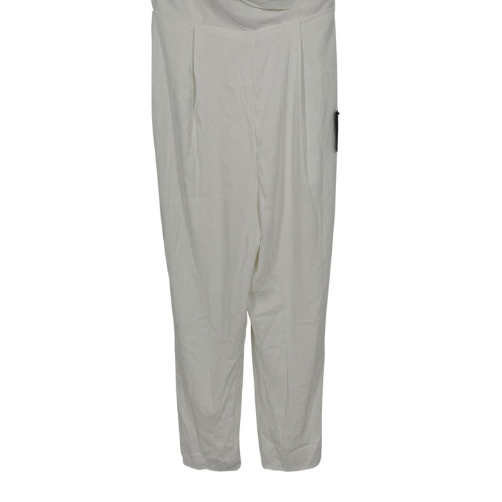 Lulus Beloved Bliss Ivory Strapless Slim Leg Bow Jumpsuit Size S