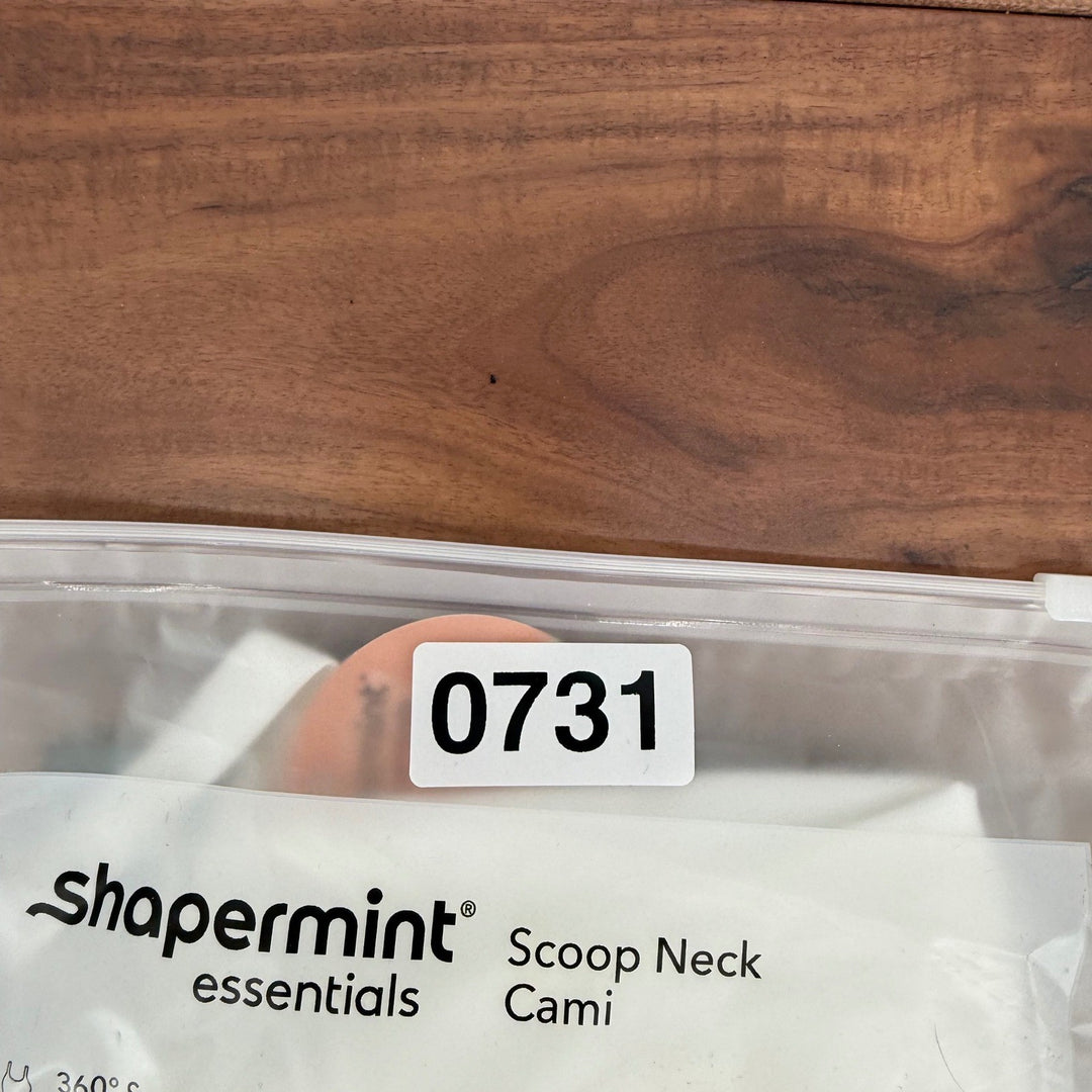 Shapermint Essentials Scoop Neck Cami White Smoothing Tank Top XXL