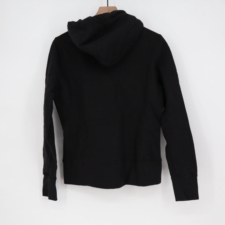 American Giant Women Black Cotton Full Zip Hoodie Sweatshirt Size M