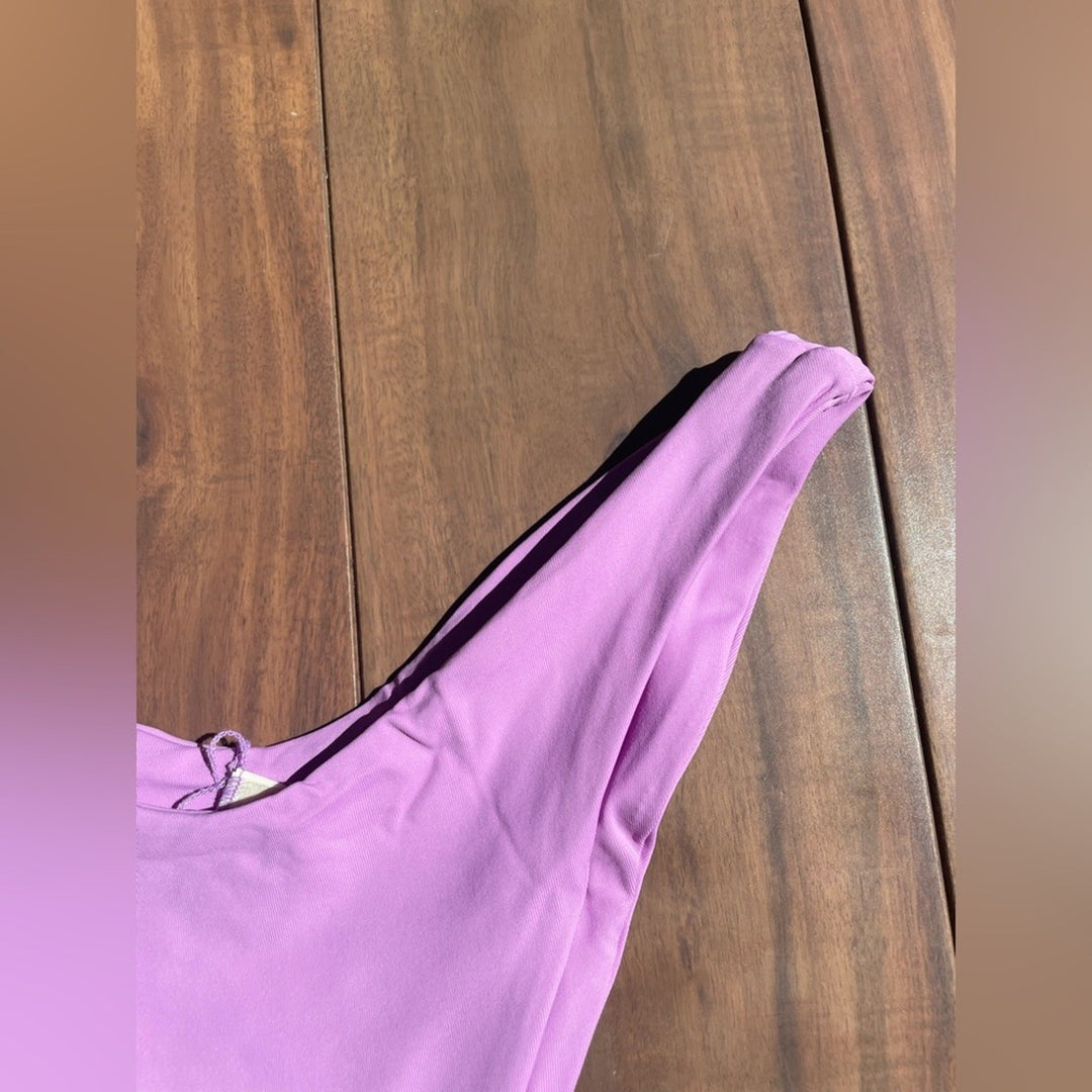 L Space Cabana High Leg Cheeky Bikini Bottom Size S