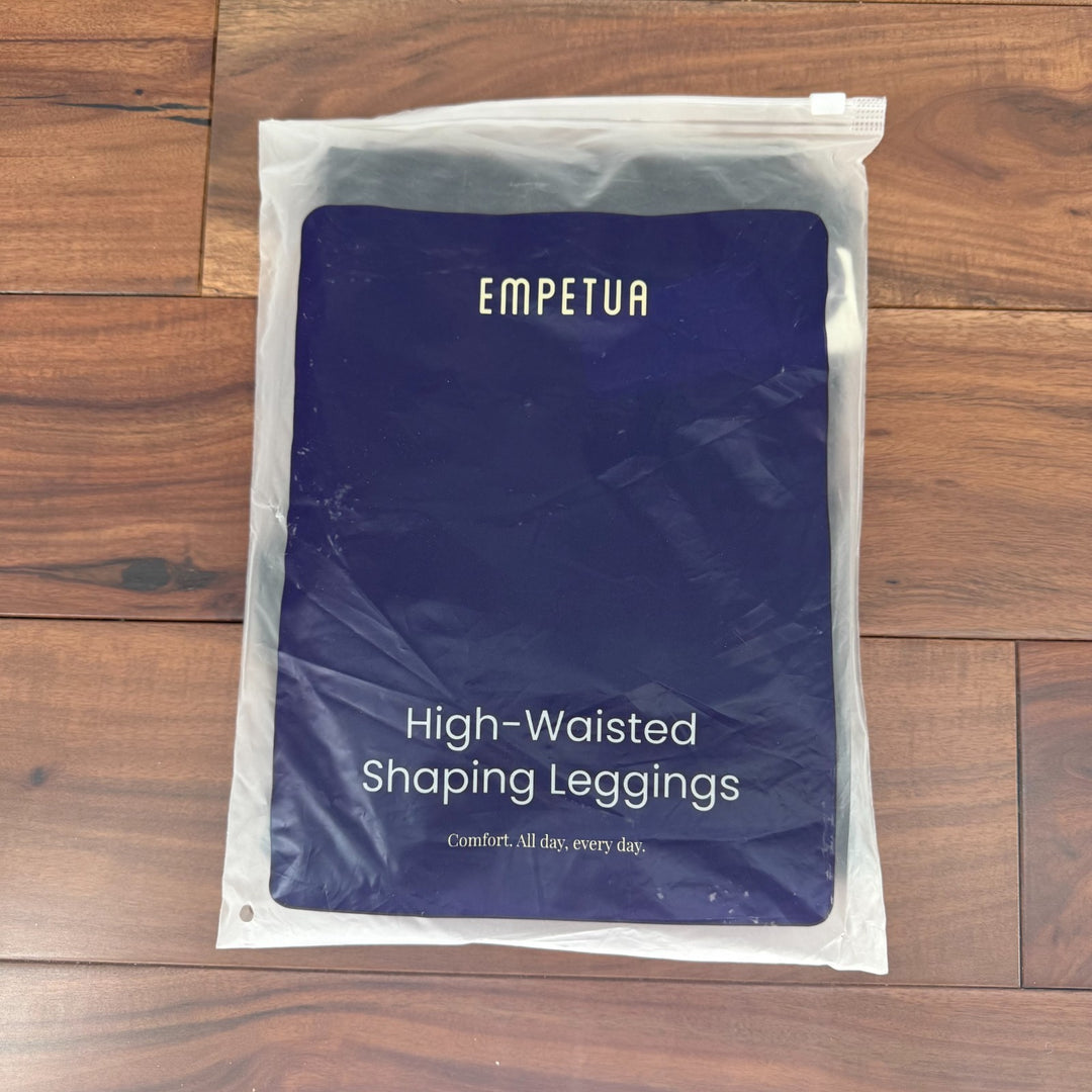 Empetua by Shapermint High Waisted Shaping Leggings Womens 2XL Black Seamless