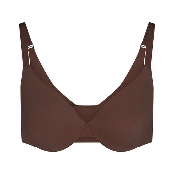 SKIMS Smoothing Intimates Full Coverage Lightly Lined Bra Cocoa Size 44D