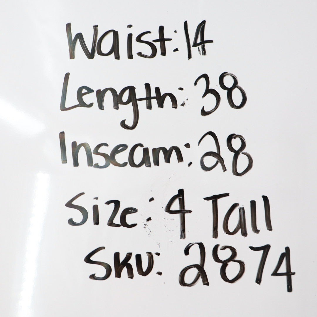 American Giant Black Leggings Tall Size 4 Pockets Made in USA