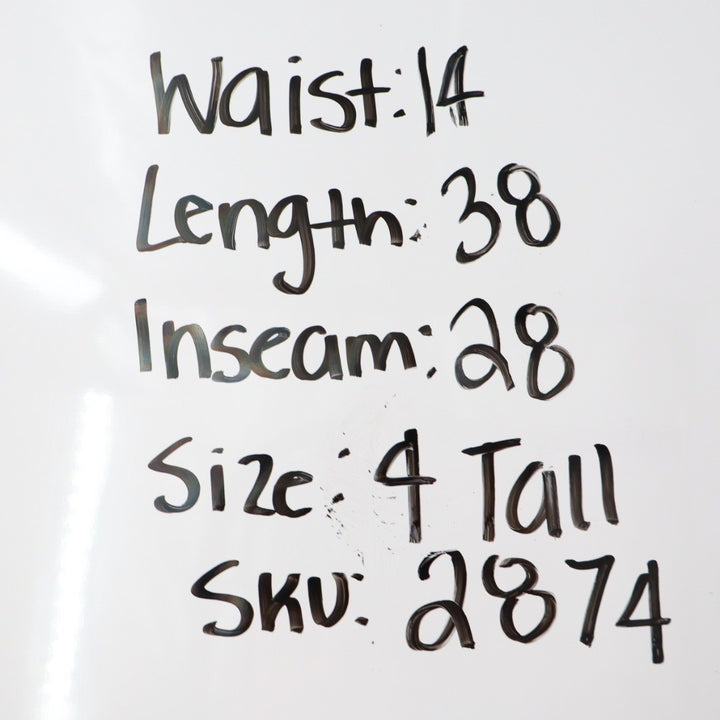 American Giant Black Leggings Tall Size 4 Pockets Made in USA