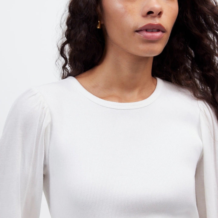 Madewell Puff-Sleeve Top Size S