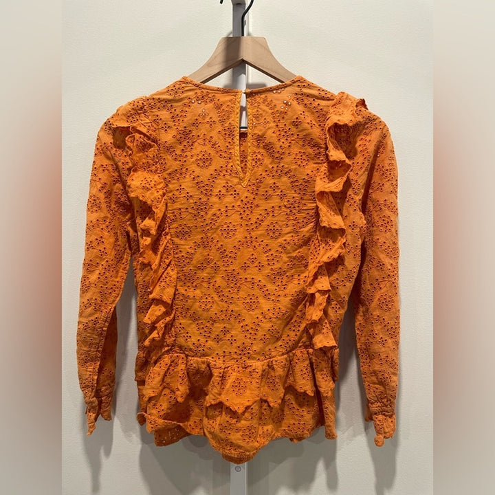 The Great Eyelet Flutter Top Size 0