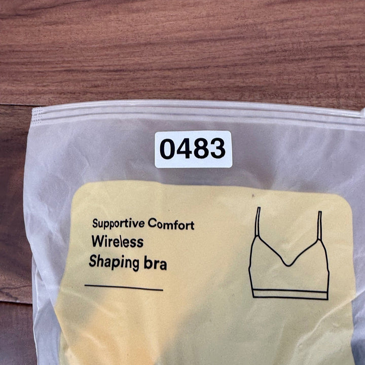 Truekind Supportive Comfort Wireless Shaping Bra Black Size L