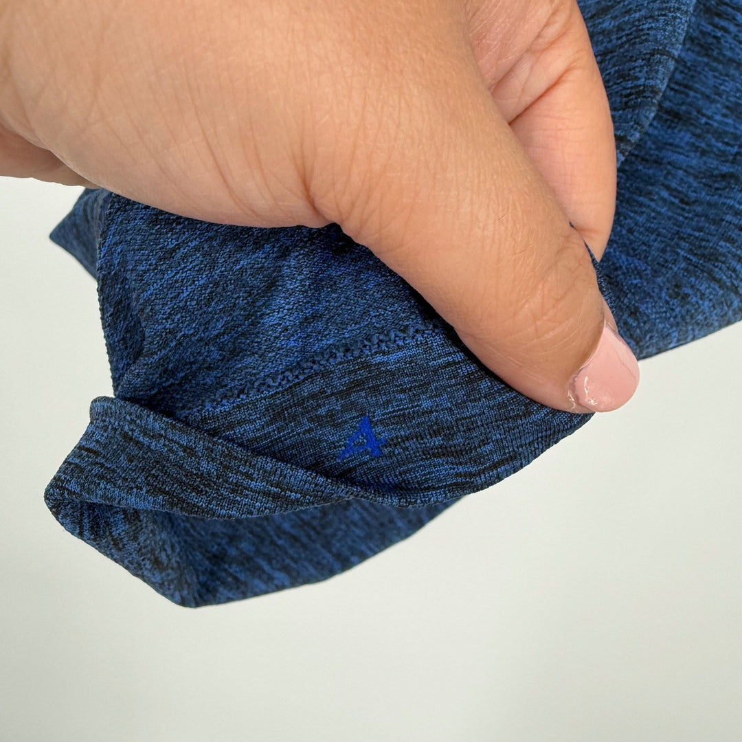 Lululemon Swiftly Tech Short Sleeve T Shirt Top Blue Heathered Women Size 4