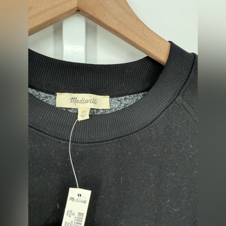 Madewell Puff-Sleeve Sweatshirt Tee Size XS