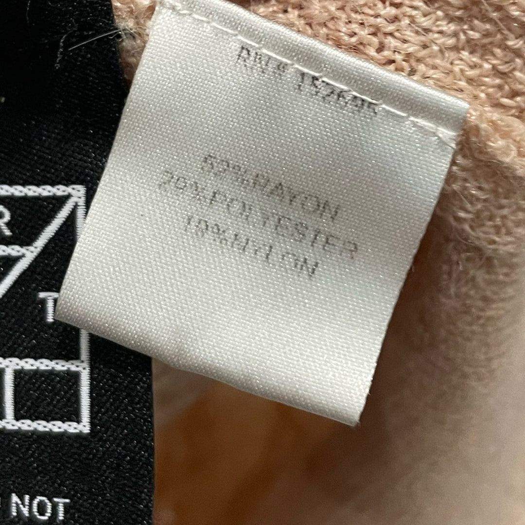 Slate & Willow Blush Ruffle Sweater Size XS