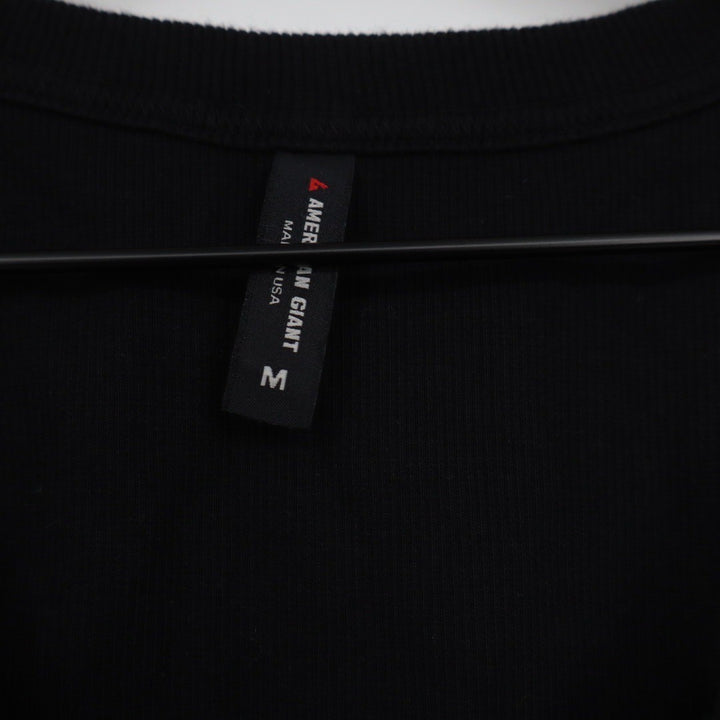 American Giant Classic Tank Top Black Ribbed Racerback Size M