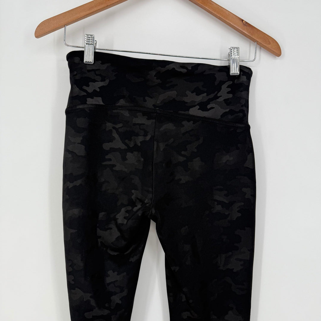 Spanx Camo Print High Waisted Active Leggings Size L