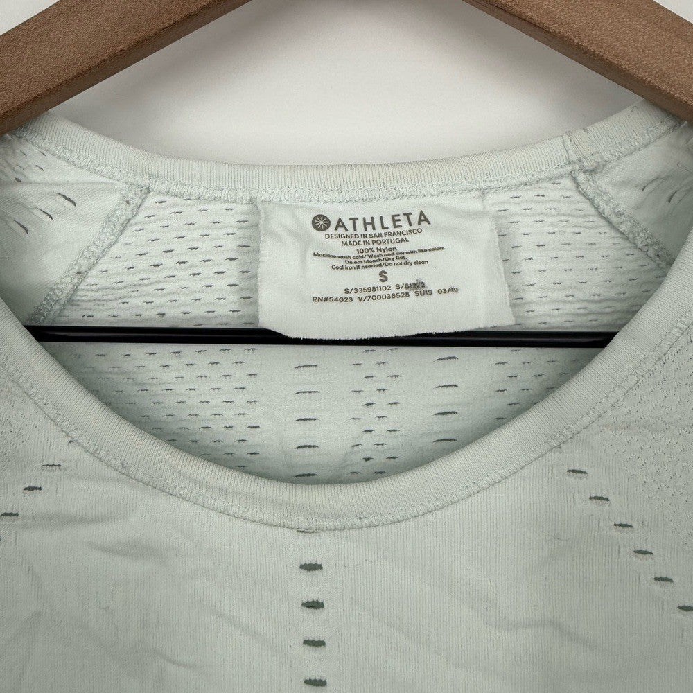 Athleta Foothill Seamless Tee White Women's Size S