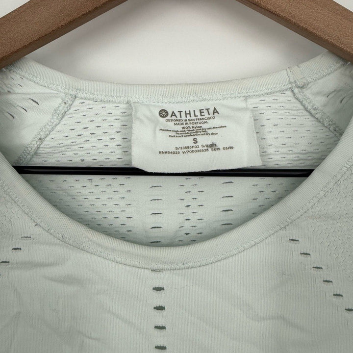 Athleta Foothill Seamless Tee White Women's Size S