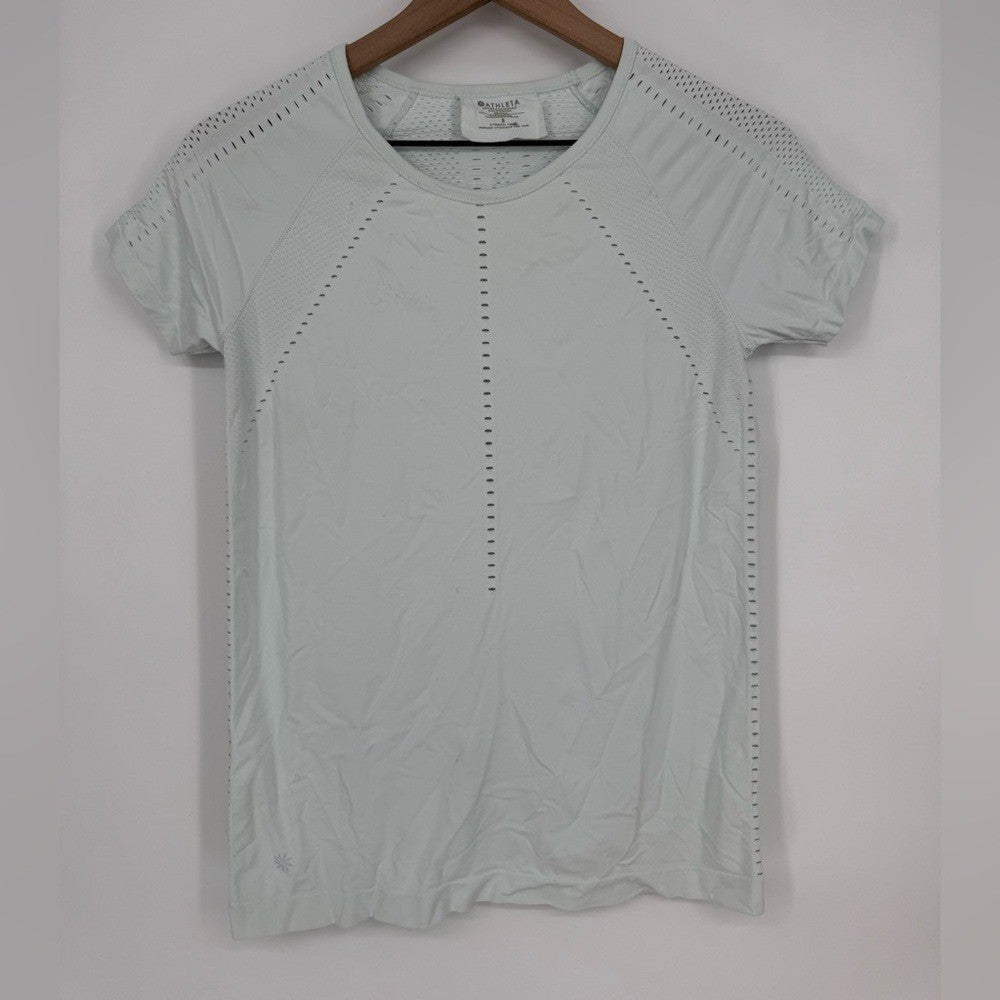 Athleta Foothill Seamless Tee White Women's Size S