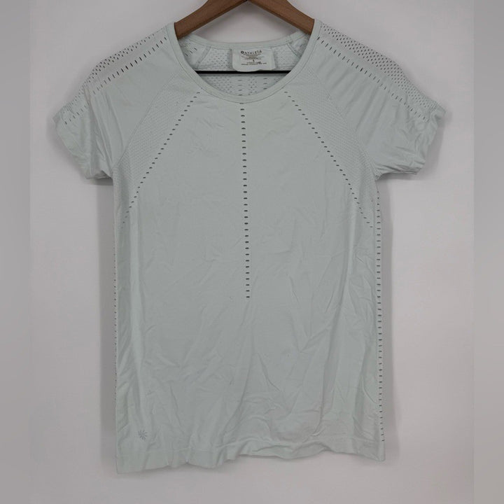 Athleta Foothill Seamless Tee White Women's Size S