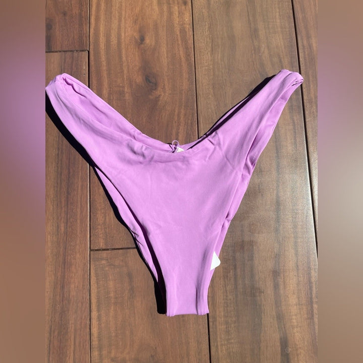 L Space Cabana High Leg Cheeky Bikini Bottom Size S