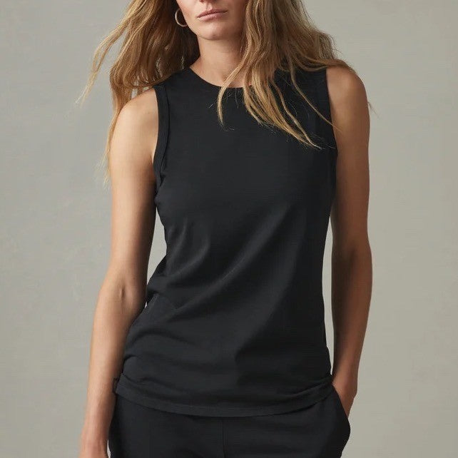 American Giant Black Supima Cotton Tank Top Mens Size L Made in USA