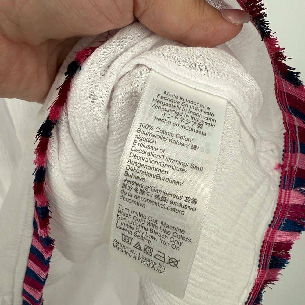 J.Crew Fringe Beach Tunic Size L