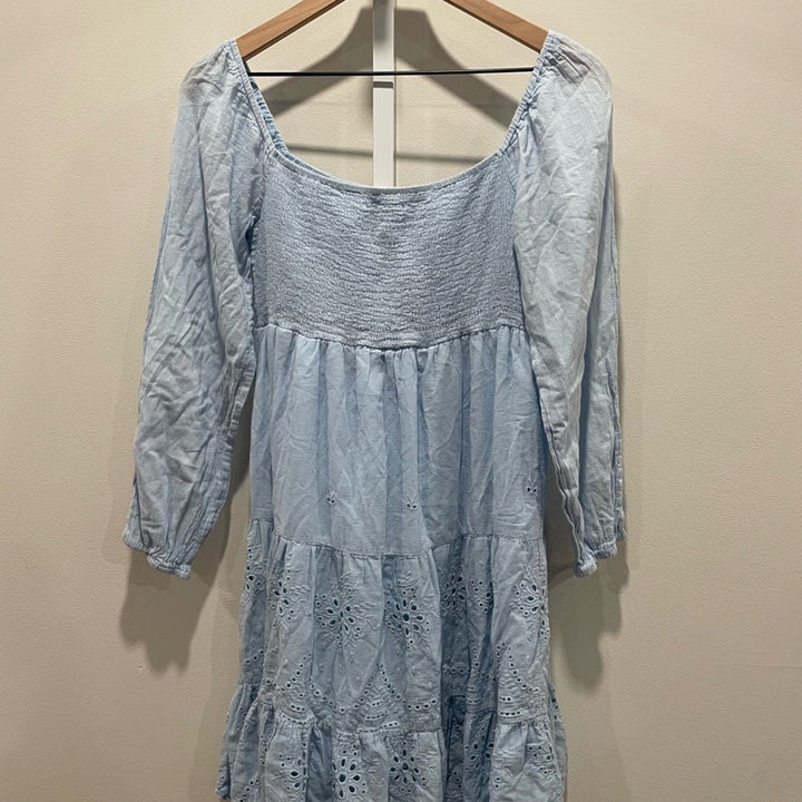 Area Stars Eyelet Trim Dress Size S