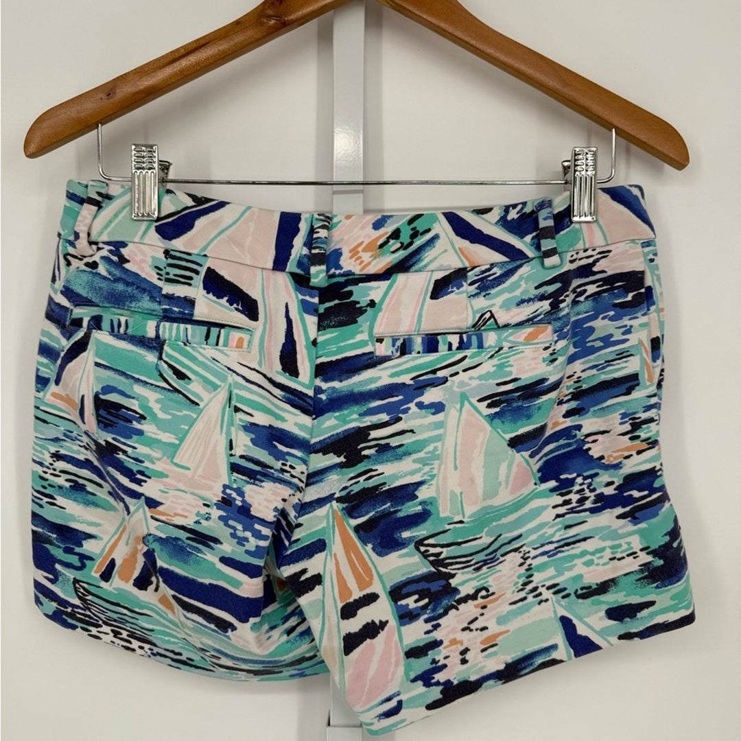 Lilly Pulitzer Stretchy Callahan Shorts Multi Pier Pressure Size 4