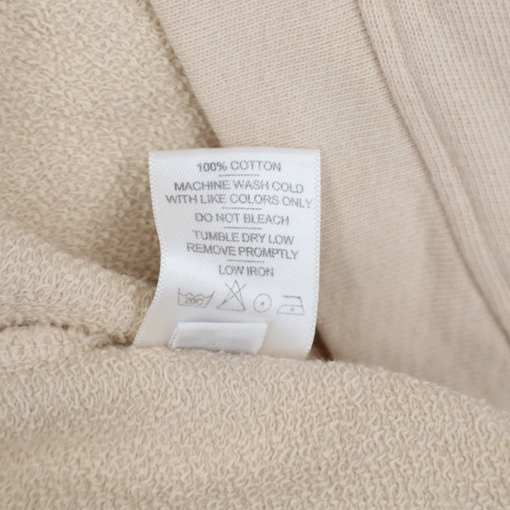 American Giant Shawl Collar Cardigan Beige Cotton Made in USA Size M