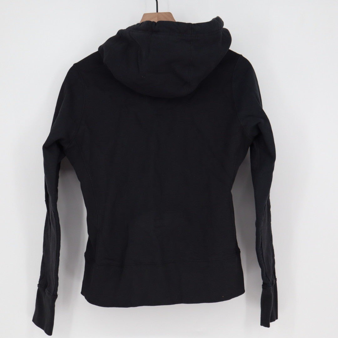 AMERICAN GIANT Black Full Zip Hoodie Sweatshirt Women's Size S Made in USA