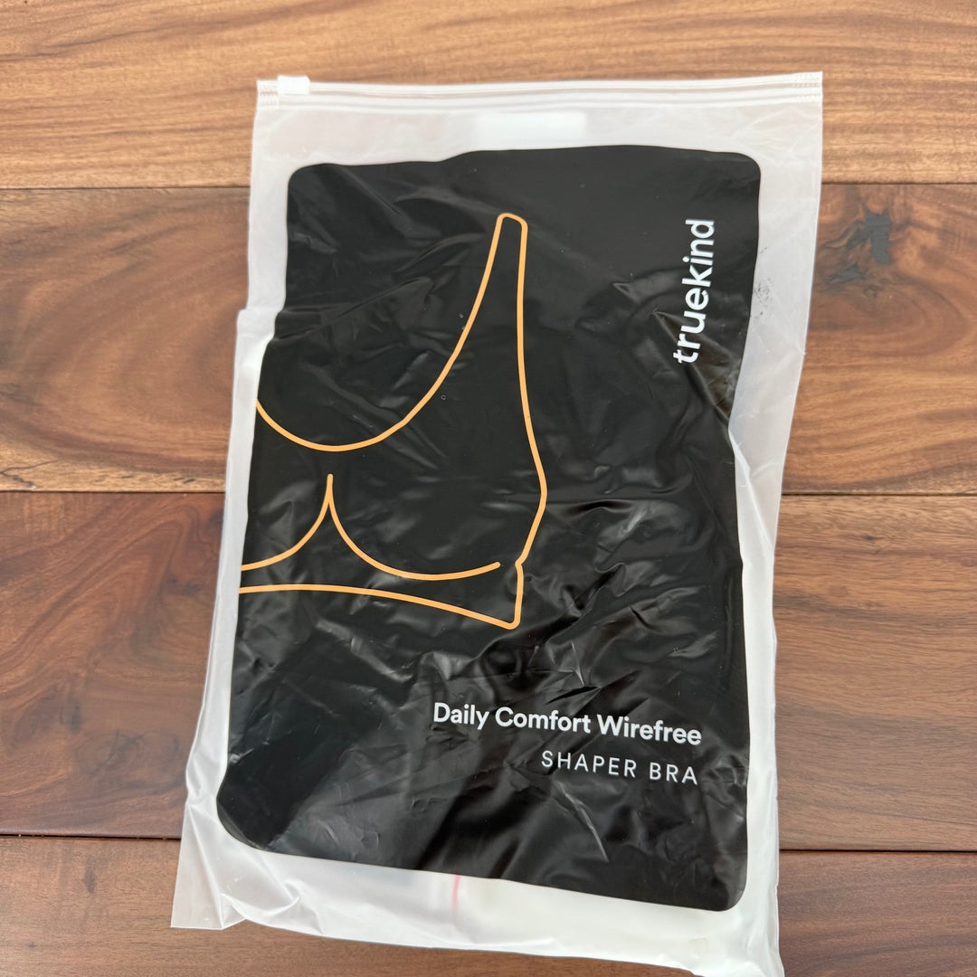 Truekind Daily Comfort Wirefree Shaper Bra - Comfortable Support Black