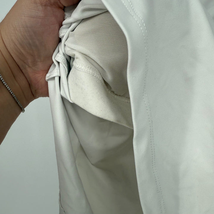 ATHLETA White Built-in Bra Tank Top Athletic Workout Yoga Racerback Size S