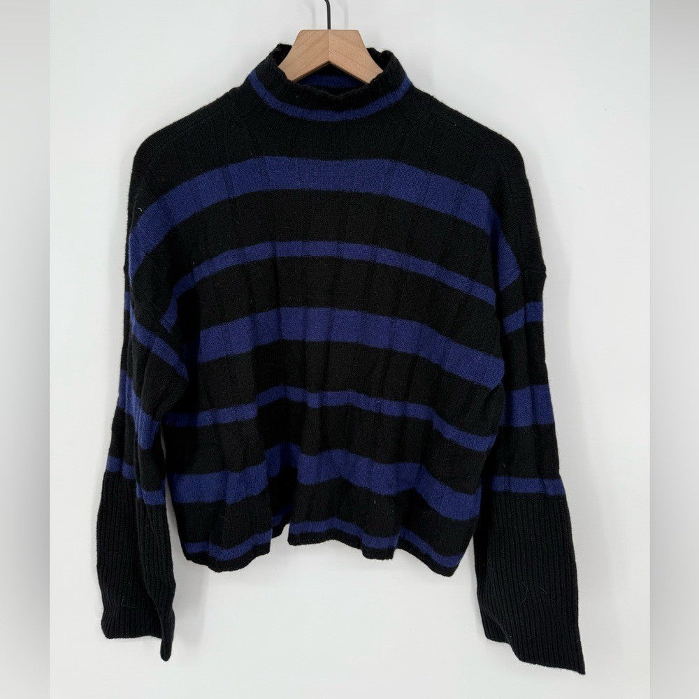 Madewell Ribbed Cashmere-Wool Blend Pullover Sweater Size XS