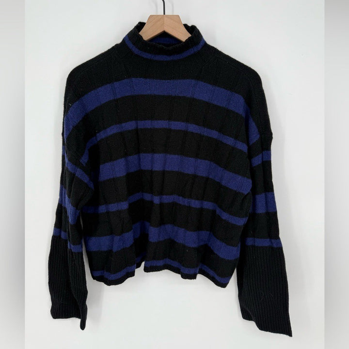 Madewell Ribbed Cashmere-Wool Blend Pullover Sweater Size XS