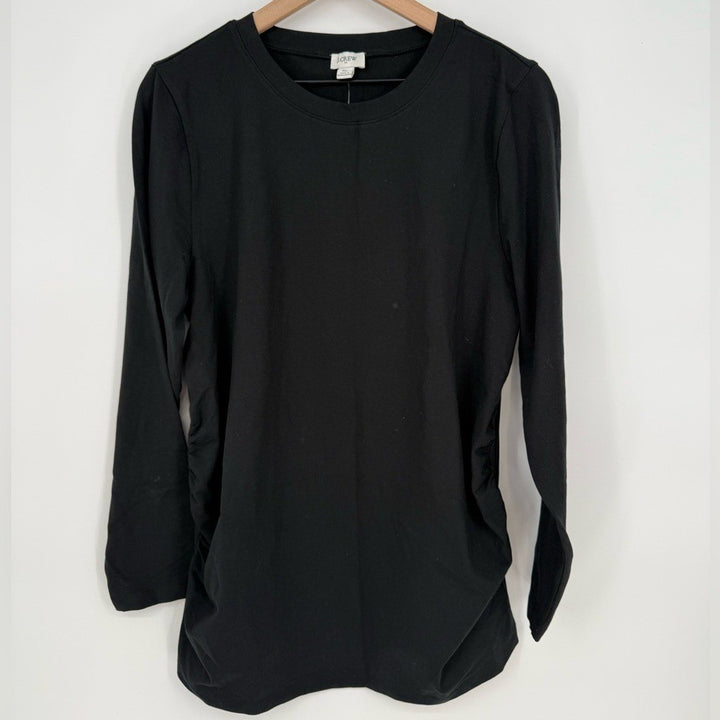 J.Crew Long-Sleeve Crewneck Maternity Tee Size XL
