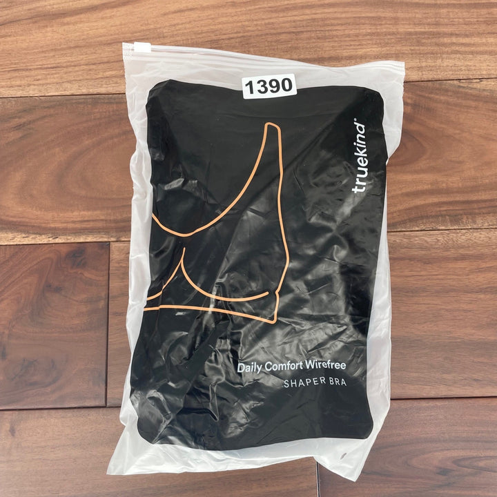Truekind Daily Comfort Wirefree Shapermaker Bra Black XL