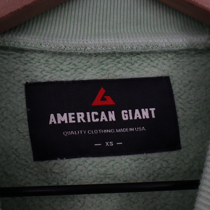 American Giant Unisex Crewneck Sweatshirt Basic Pullover XS Made in USA
