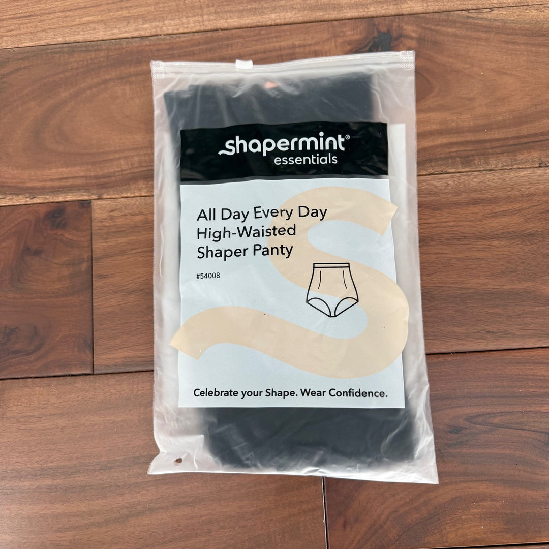 Shapermint Essentials High Waisted All Day Shaper Panty Comfort Black