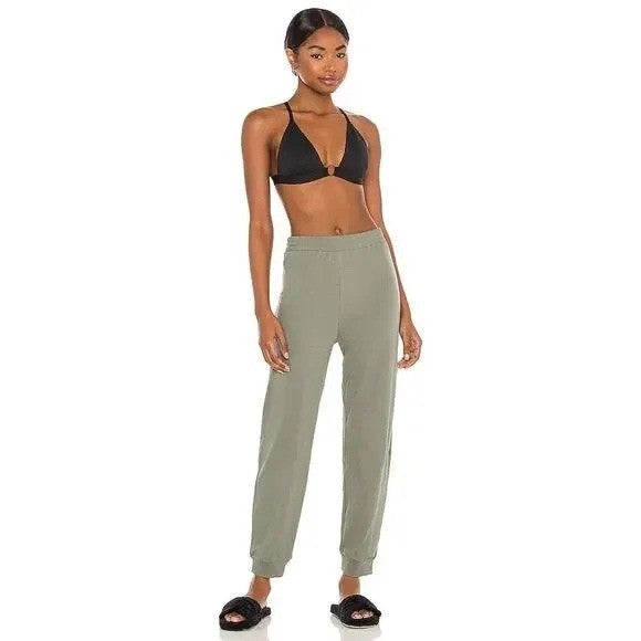 Free People Black Criss Cross Ring Detail Triangle Bralette Top