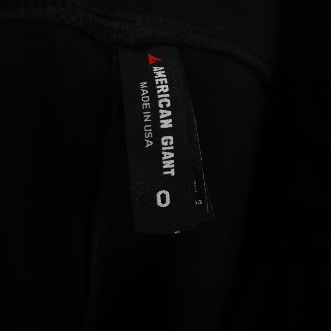 American Giant Black High Waist Pocket Leggings Made in USA Size S