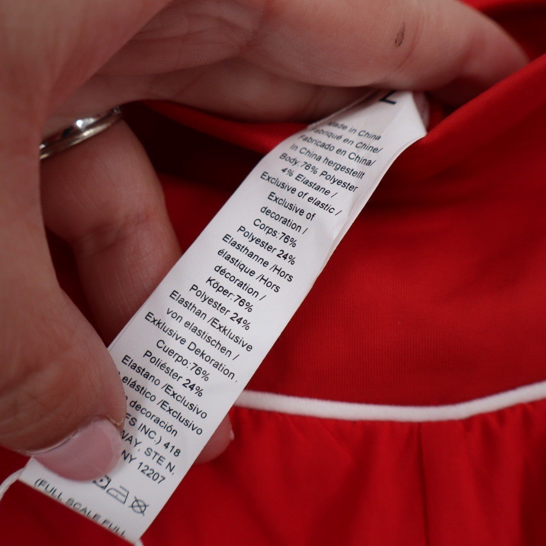 Halara Athleisure Red Double Layer Running Shorts Athletic Shorts L