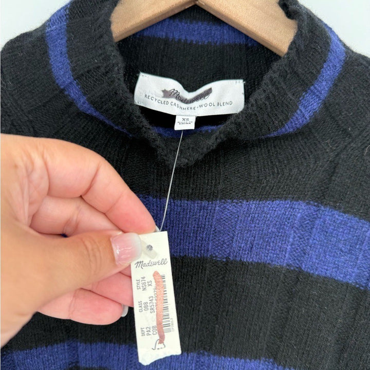Madewell Ribbed Cashmere-Wool Blend Pullover Sweater Size XS