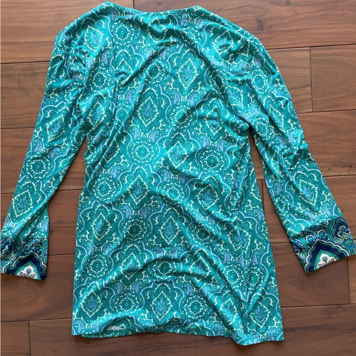 41 Hawthorn Zoolia Venetian Faux Wrap Knit Top Size S