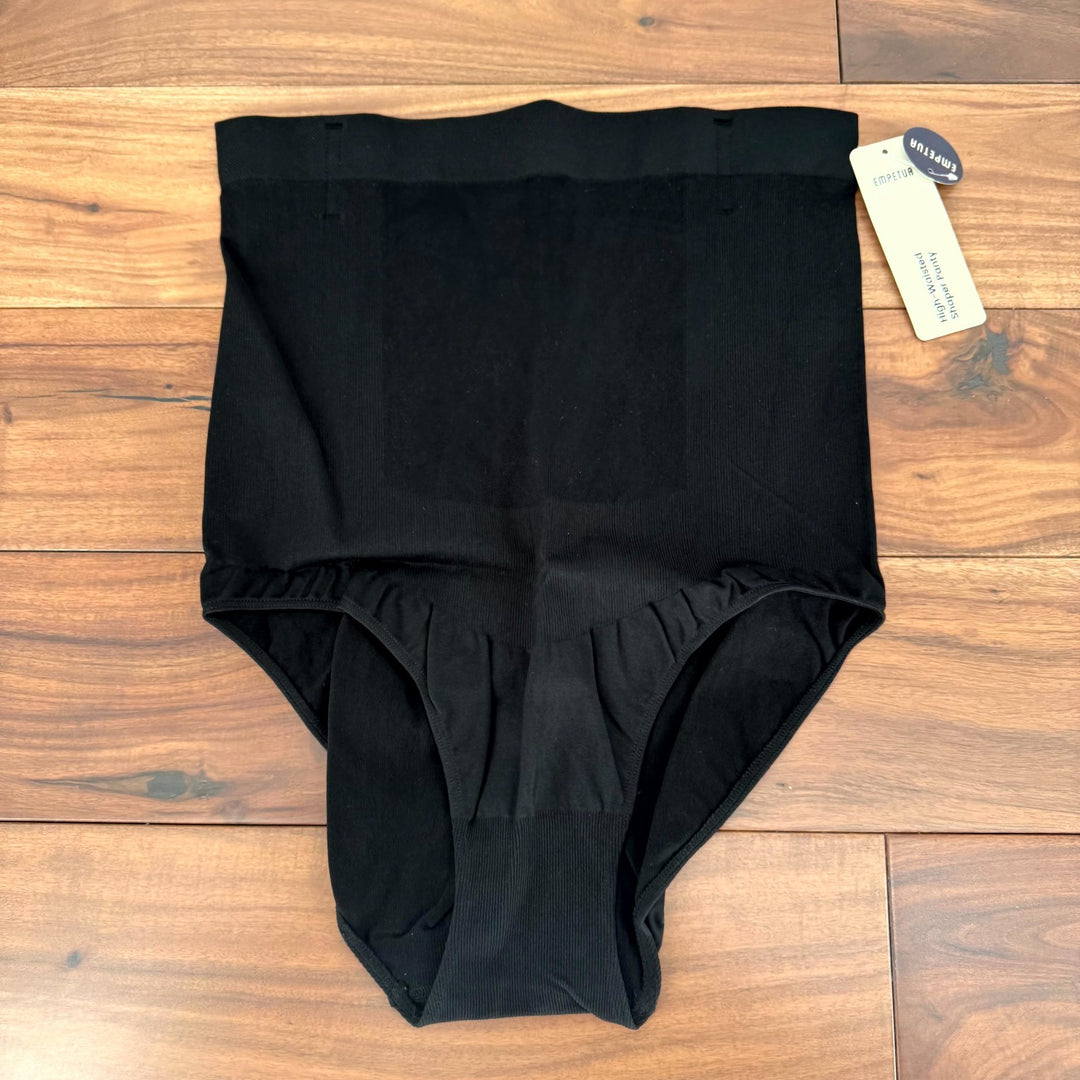 Shapermint Empetua High Waisted Shaper Panty Women's XL/2XL Black Shapewear